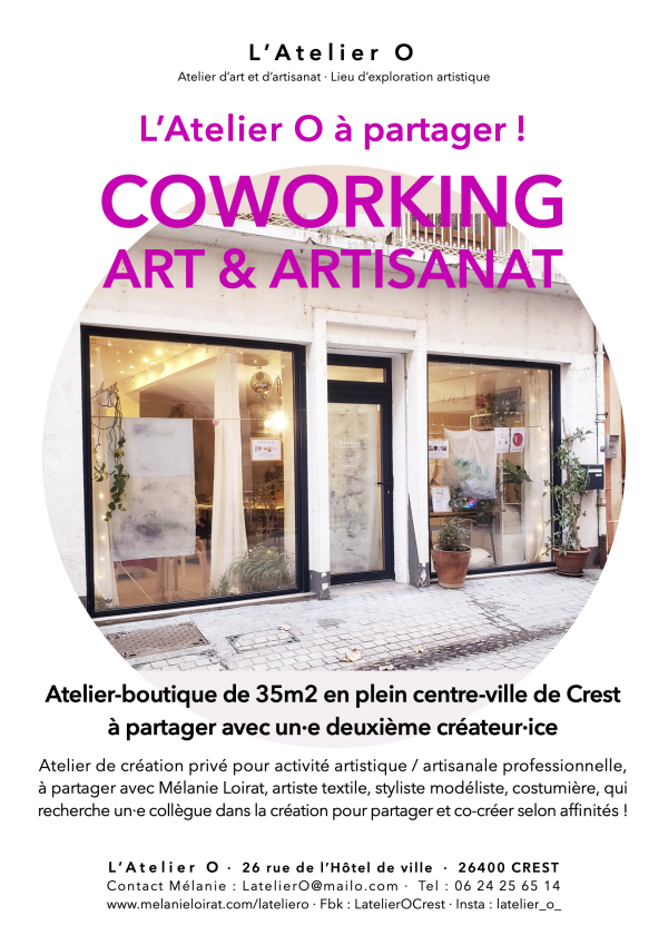 Colocation / Coworking Art & artisanat à L'Atelier O