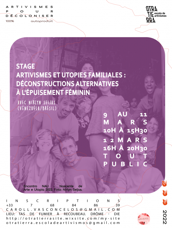 Artivisme pour décoloniser et utopies familiales: des constructions alternatives à l'épuisement féminin