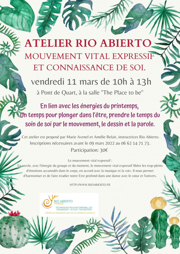 Rio Abierto : mouvement vital expressif
