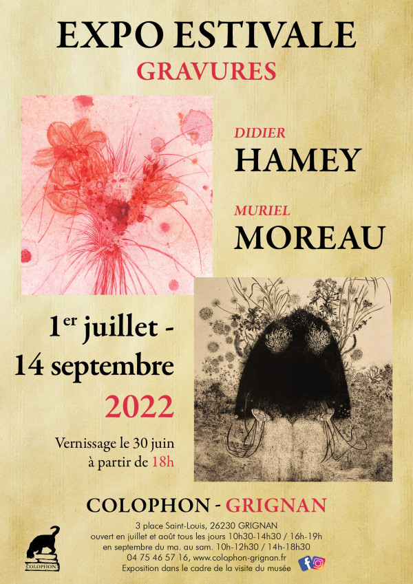 Exposition Gravures Didier Hamey et Muriel Moreau