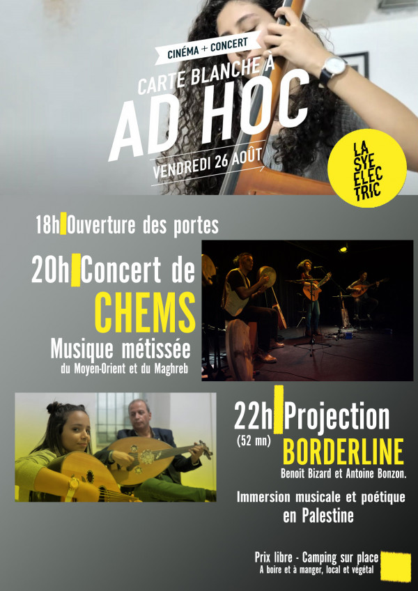 Soirée ciné-concert carte blanche à AD HOC