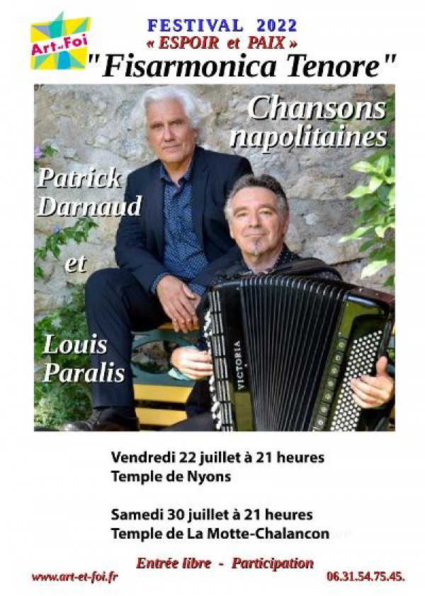Concert du duo Fisarmonica Tenore