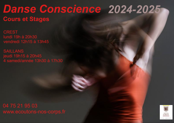 Danse Conscience: cours et stage en Drôme