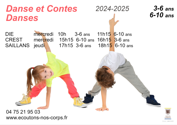 Danses et Contes 3-6 ans en Drôme