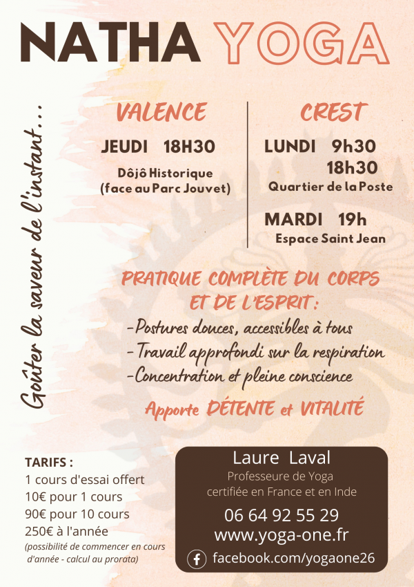 Natha Ensemble Ici - cours hebdomadaires de Natha Yoga