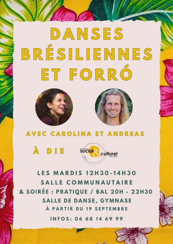 Cours de danse brésilienne et forró