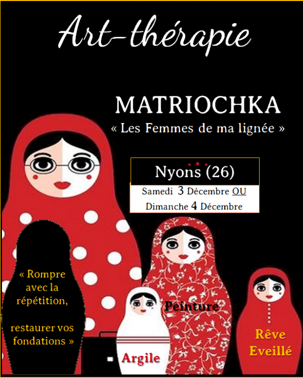 Atelier d'art-thérapie « MATRIOCHKA, Les femmes de ma lignée » - duplication