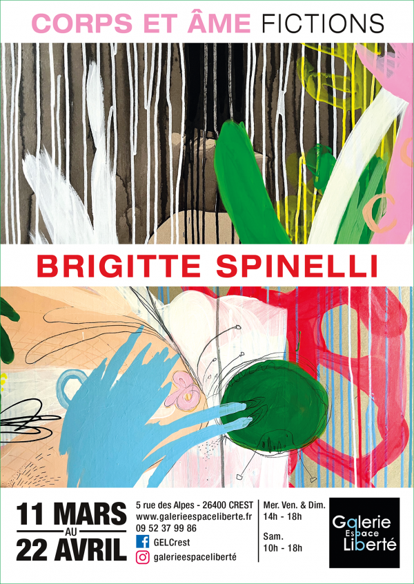 Exposition "CORPS et ÂME FICTIONS" peintures de Brigitte SPINELLI