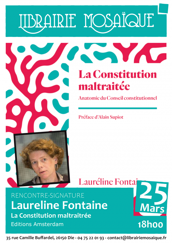 Rencontre avec Lauréline Fontaine pour son livre "La Constitution maltraitée"