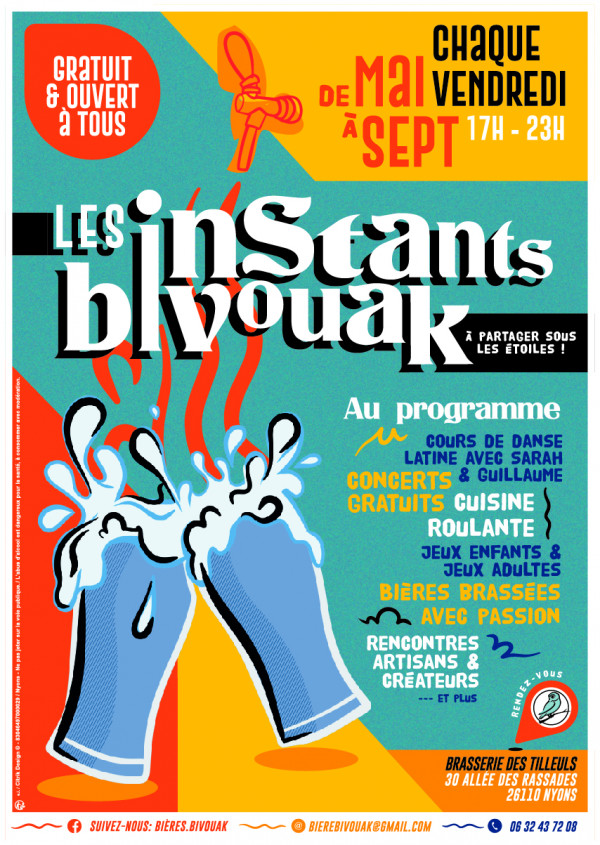 Les Instants Bivouak - Tous les vendredis de mai à septembre ! ✨