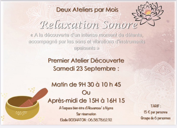 Relaxation sonore