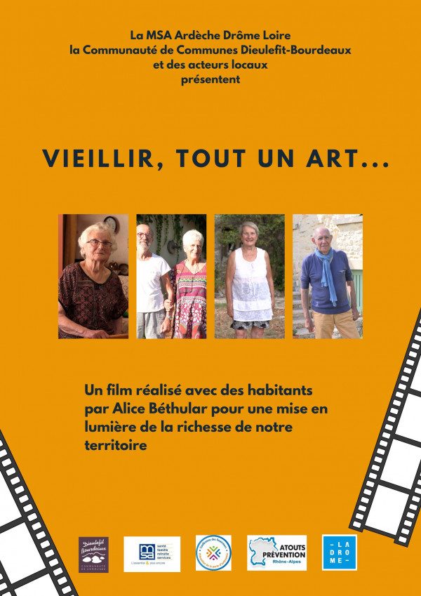 Semaine bleue - Projection Vieillir, tout un art ... - Film réalisé avec des habitants du territoire
