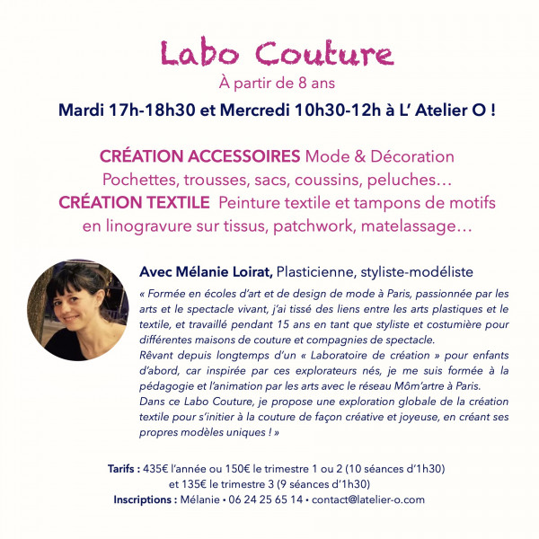 Atelier Couture & Création textile