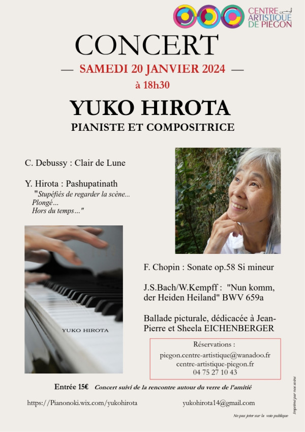 YUKO HIROTA pianiste et compositrice