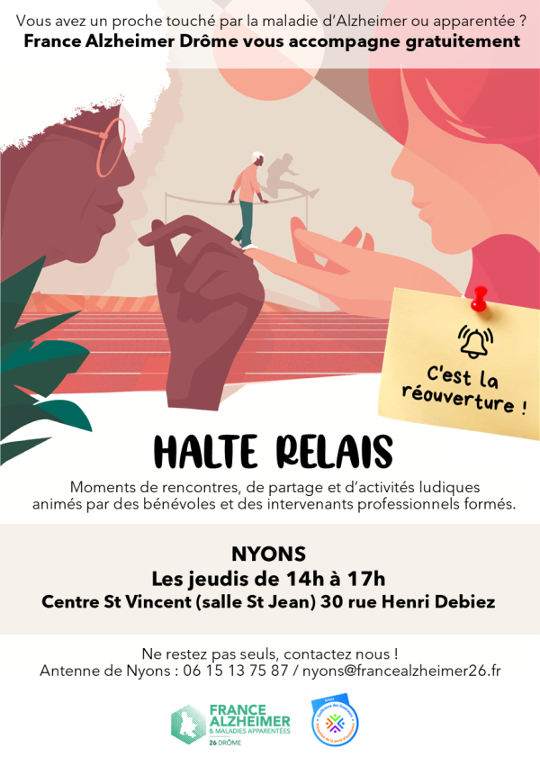 Halte Relai France Antenne de Nyons Alzheimer Drôme