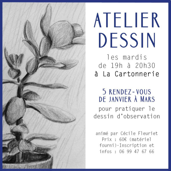 Cours de dessin adultes