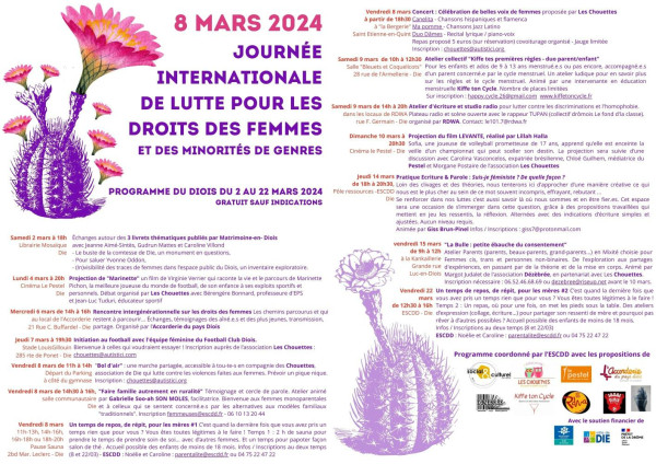 Programme Diois: Lutte pour les droits des femmes et des minorités de genre