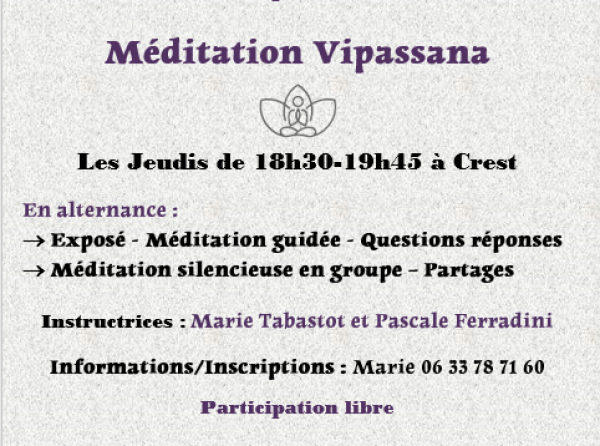 Méditation Vipassana