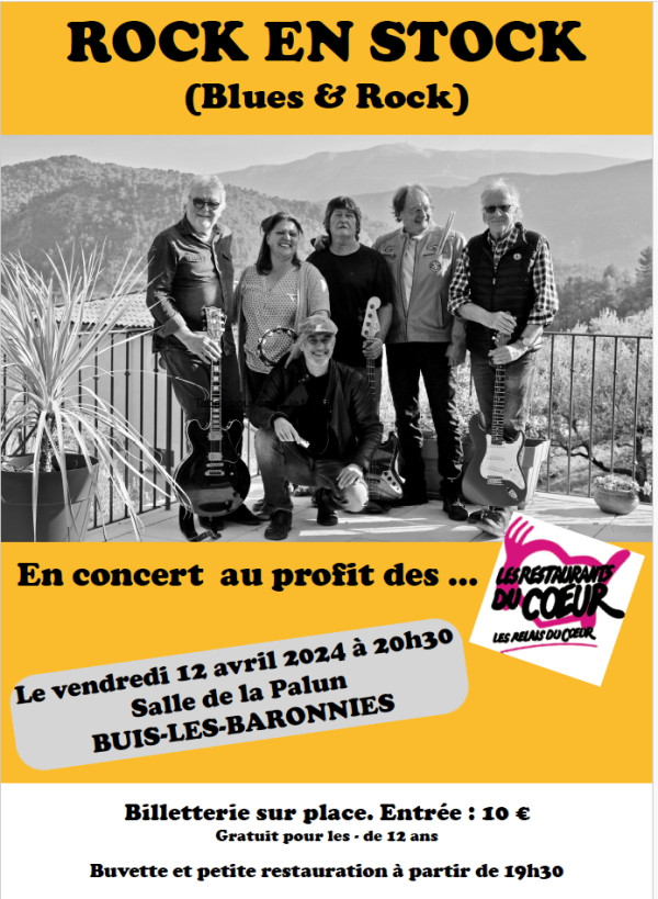 CONCERT DES RESTAURANTS DU COEUR DE BUIS-LES-BARONNIES