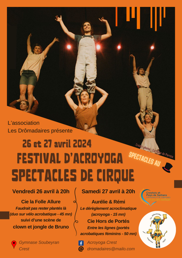 Spectacles de cirque vendredi 26 à 20h