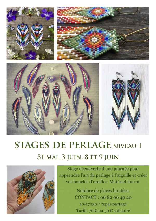 STAGES DE PERLAGE À L'AIGUILLE