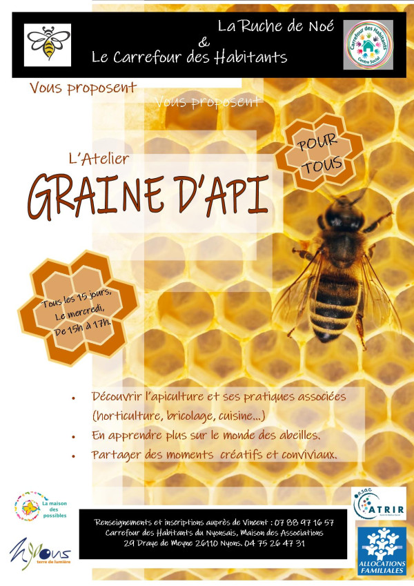 A la découverte des abeilles - Atelier Graine d'API