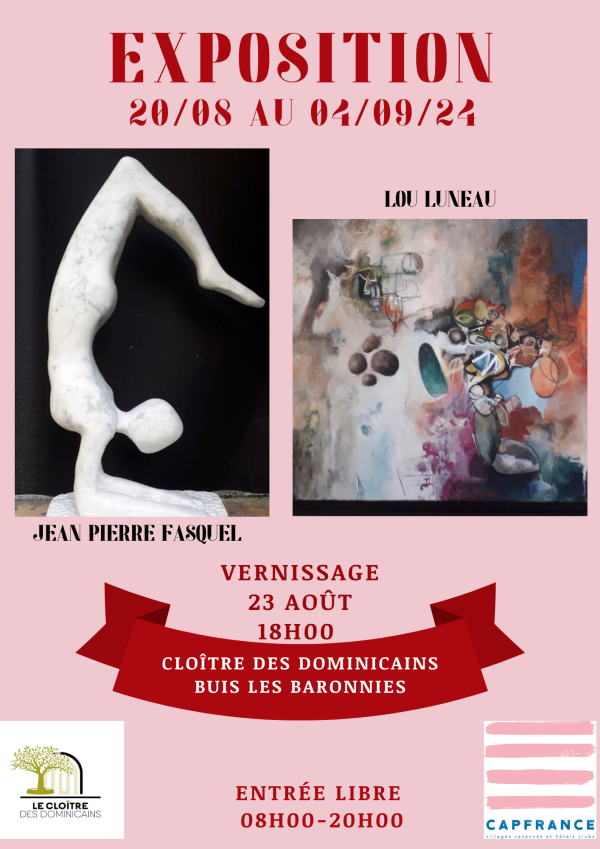 Exposition d'arts: entre sculpture et peinture