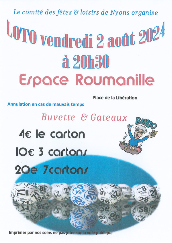 Loto à Nyons
