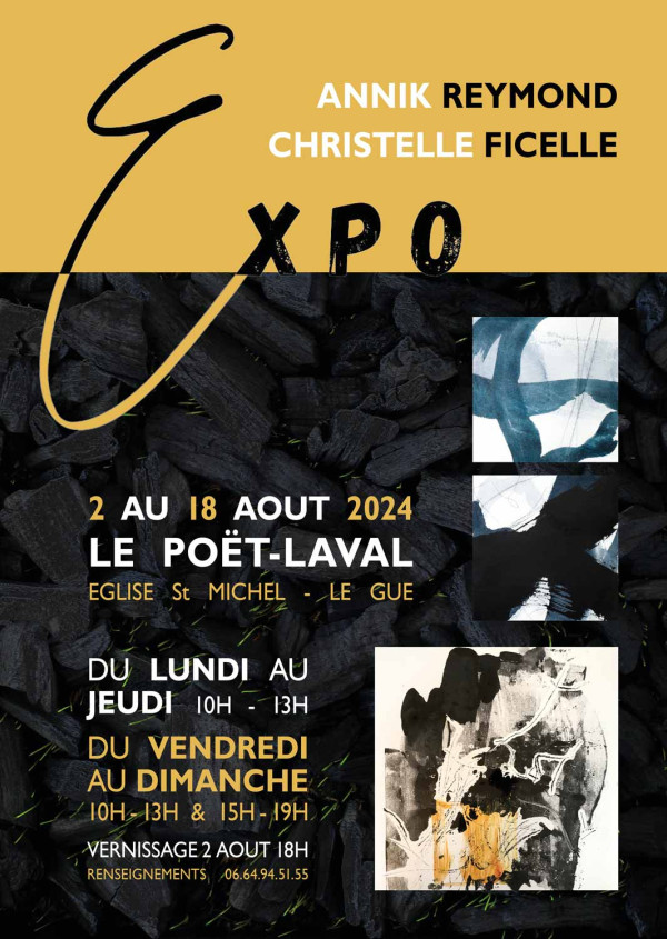 Exposition à Poët Laval, le Gué