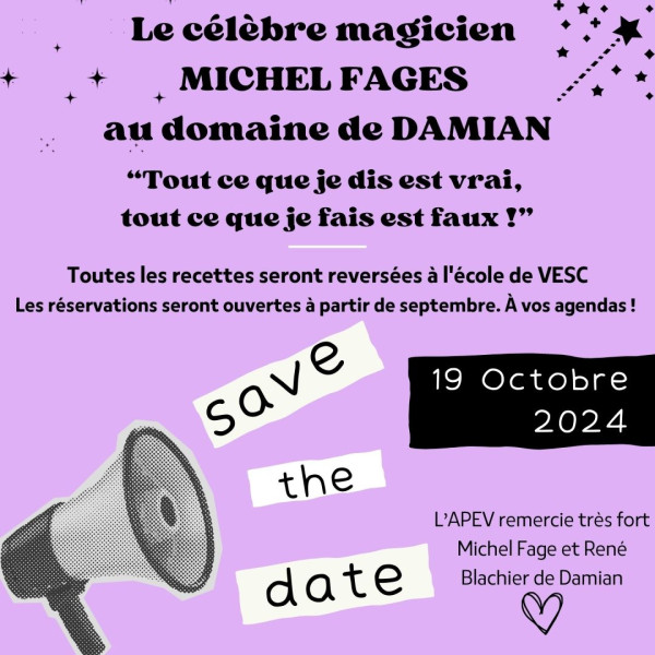 Spectacle du magicien Michel Fages