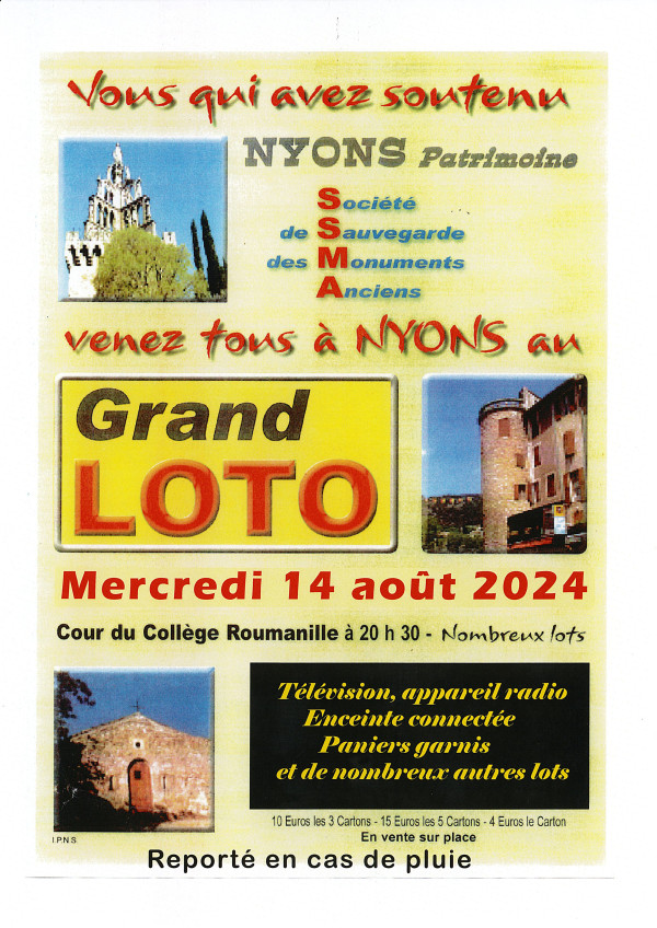 Grand loto de Nyons