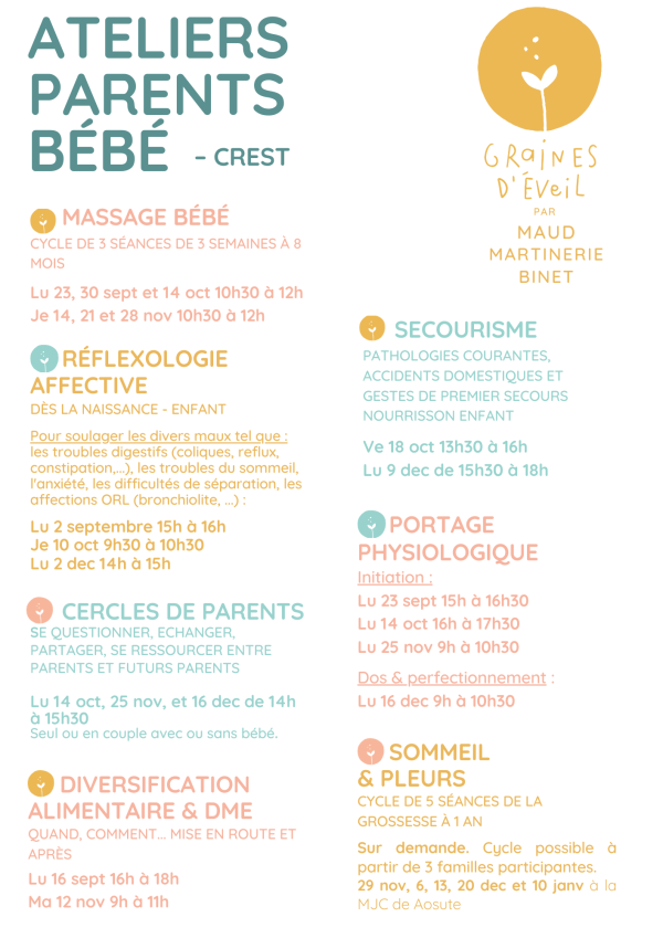 Ateliers parents bébé