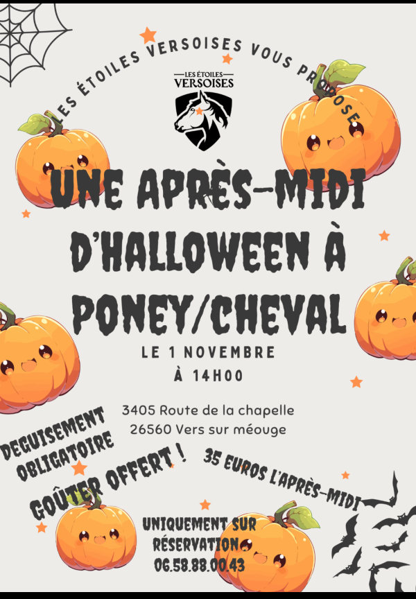 Halloween à cheval/poney