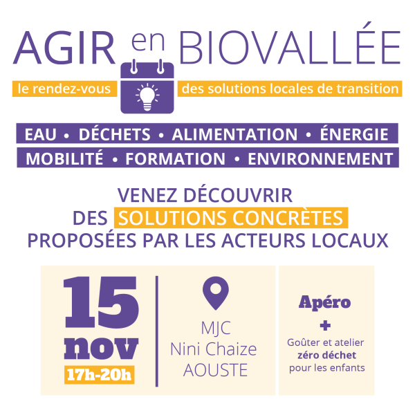 Agir en Biovallée