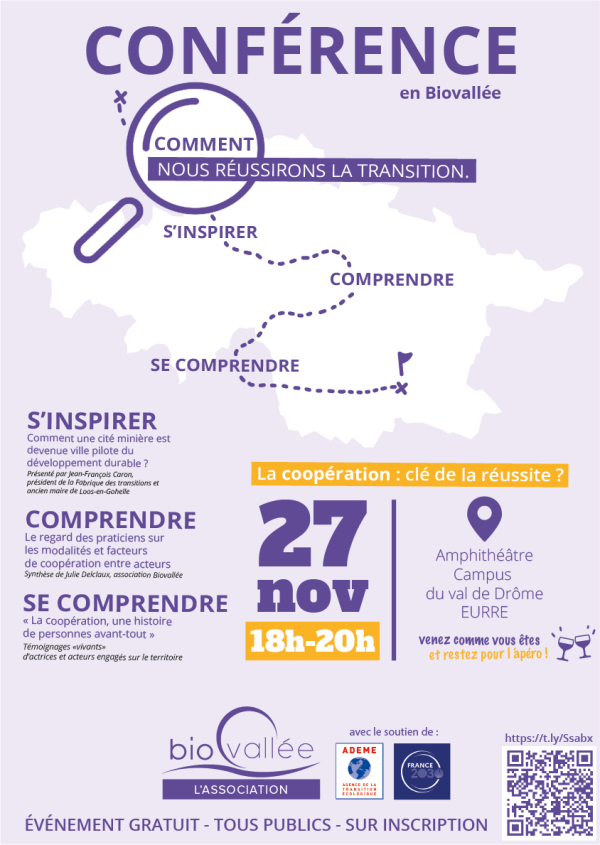CONFÉRENCE : comment nous réussirons la transition - duplication