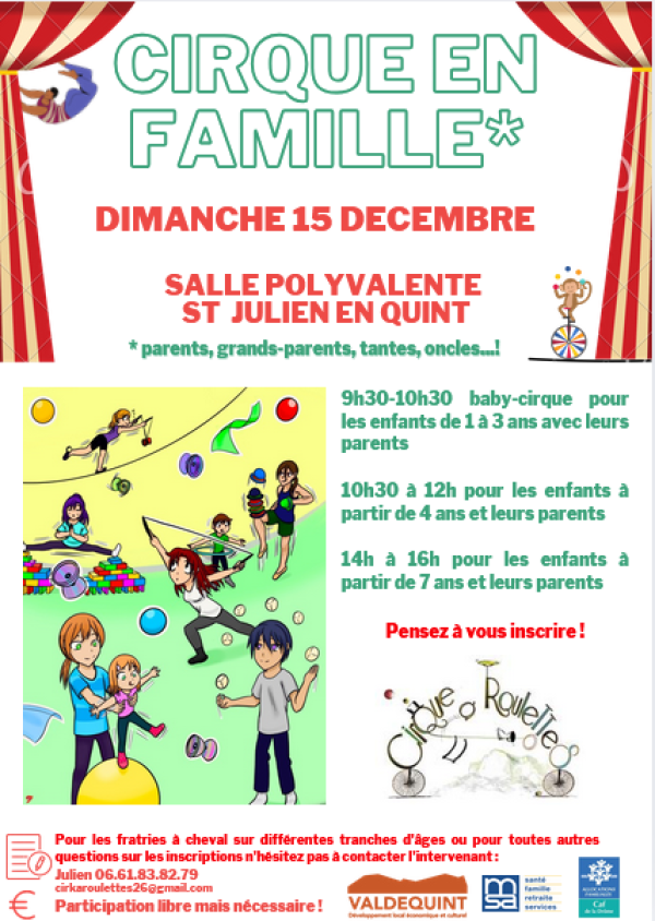 Atelier cirque en famille - duplication