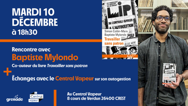 Présentation et discussion autour du livre "Travailler sans patron"