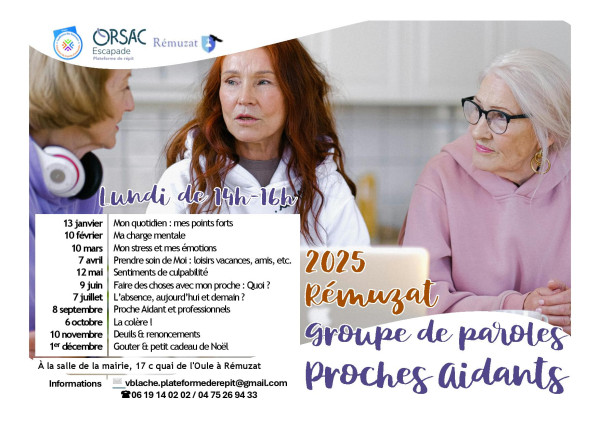 Groupe de paroles proches aidants