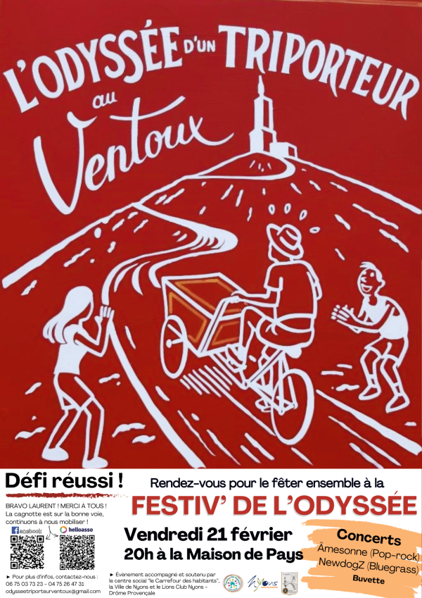 Festiv' de l'Odyssée d'un triporteur - Pari réussi !