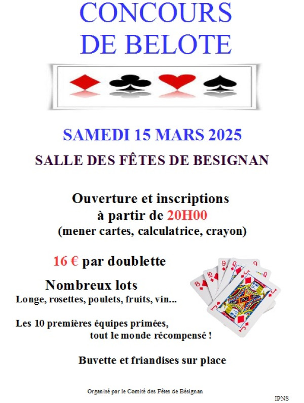 Concours de Belote