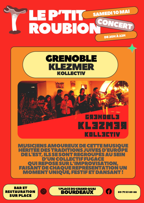 Concert - Grenoble Klezmer Kollectiv