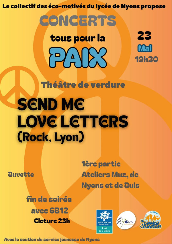 Concerts tous pour la paix