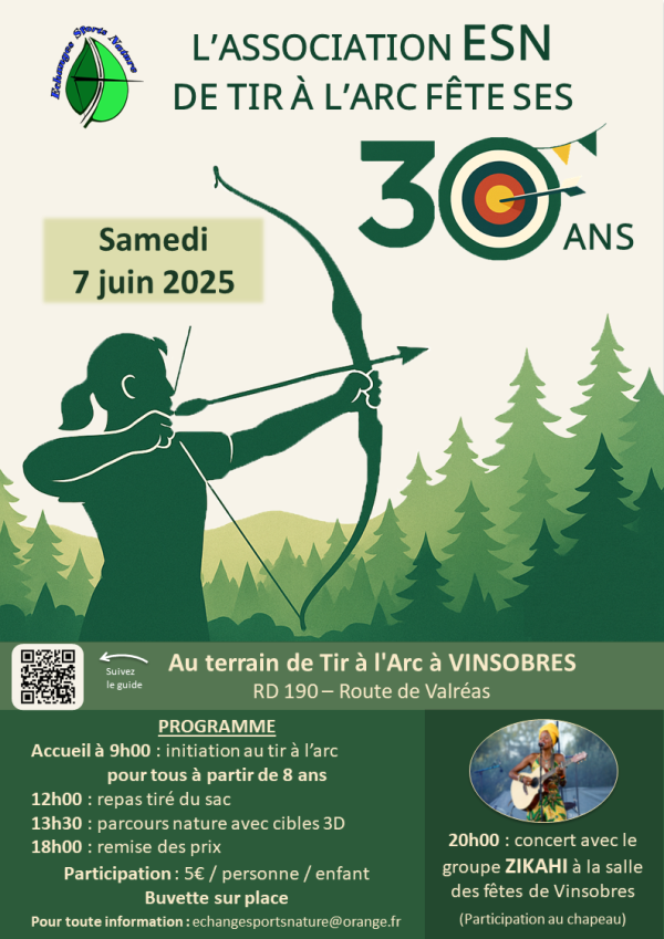 L'association ESN de tir à l'arc fête ses 30 ans