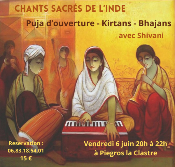 Chants sacrés, bhajans, kirtans