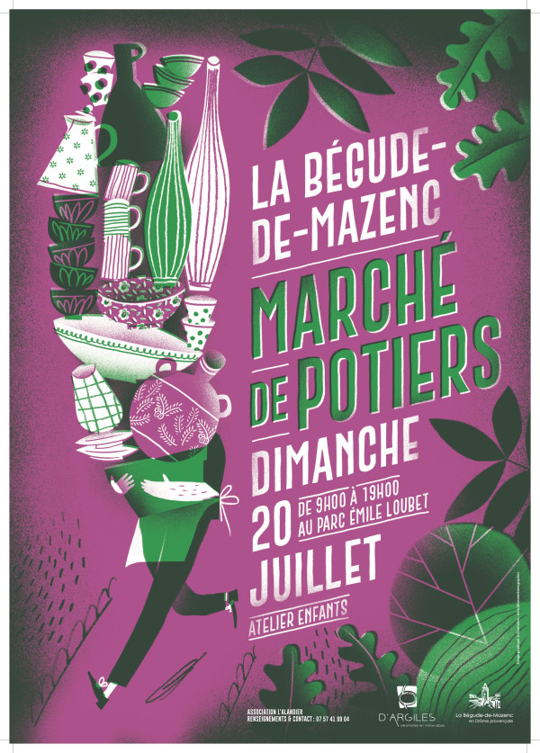 marché potier de la Bégude-de-Mazenc