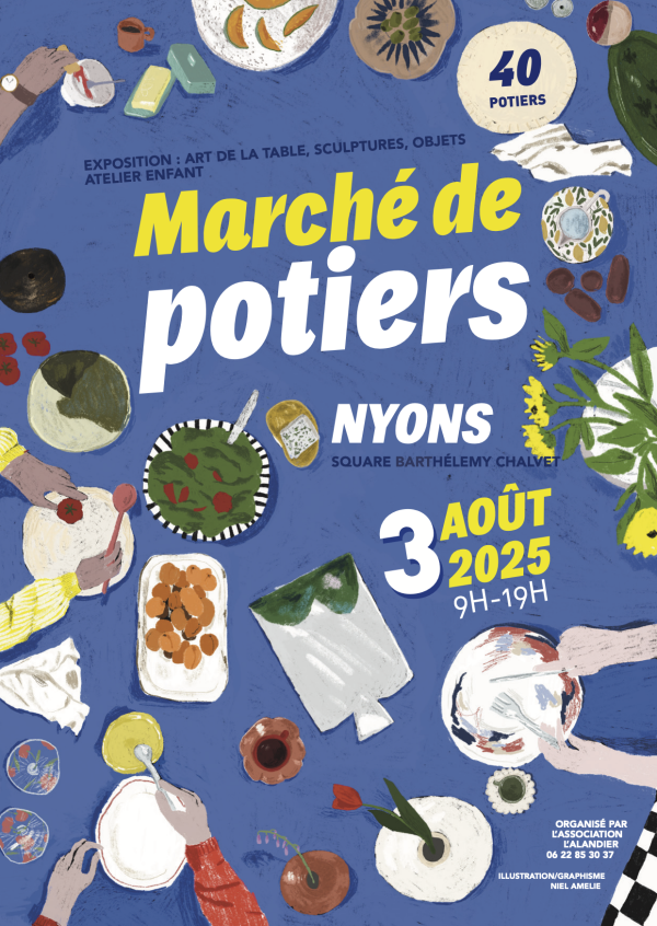 marché potier de Nyons