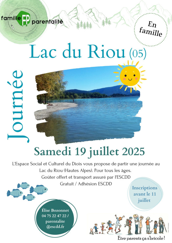 Sortie famille au lac du Riou