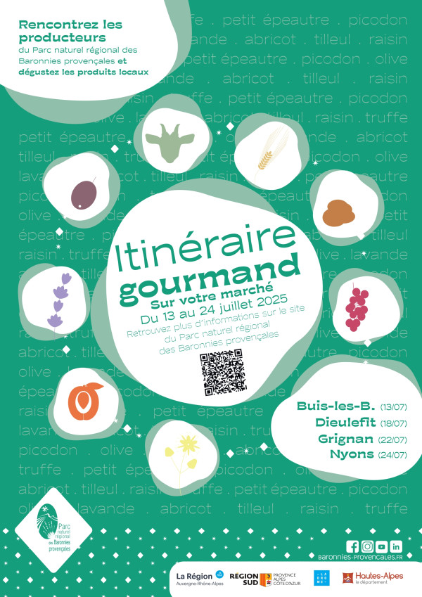 Itinéraire Gourmand - Marché de Dieulefit
