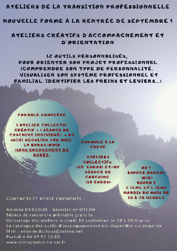 Ateliers de la transition professionnelle