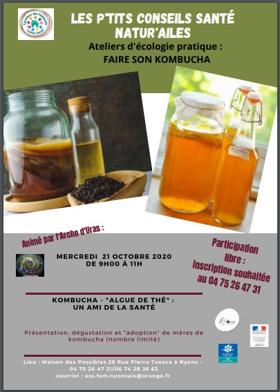 Atelier de confection de Kombucha